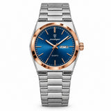 Rose Gold / Blue Dial