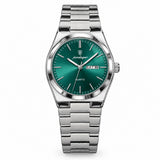 Silver / Green Dial