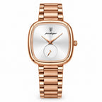 POEDAGAR 783 Square in Rose Gold / White Dial