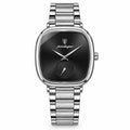 POEDAGAR 783 Square in Silver / Black Dial