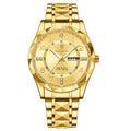 POEDAGAR 858 Faceted Day-Date in Gold / Gold Dial