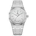 POEDAGAR 924 Octagon Steel in Silver / White Dial