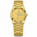 POEDAGAR 930 Sunray Day-Date in Gold / Gold Dial