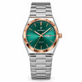 POEDAGAR 930 Sunray Day-Date in Rose Gold / Green Dial