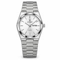 POEDAGAR 930 Sunray Day-Date in Silver / White Dial